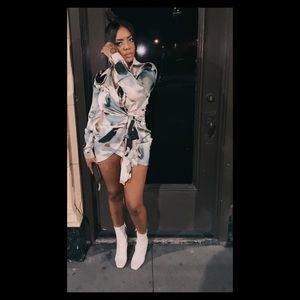 Silk wrap dress great look for date night